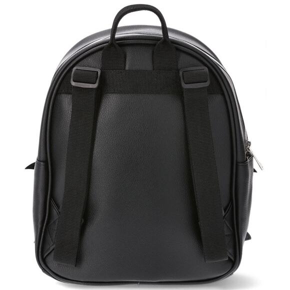 Beetlejuice It's Show Time Women's Mini Backpack 10.5" Faux Leather Black Green - Picture 3 of 4